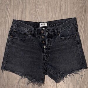 Agolde Parker Long Short in Chromatic - Revolve